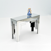 Art Deco ''Skyscraper'' Mirrored Sidetable